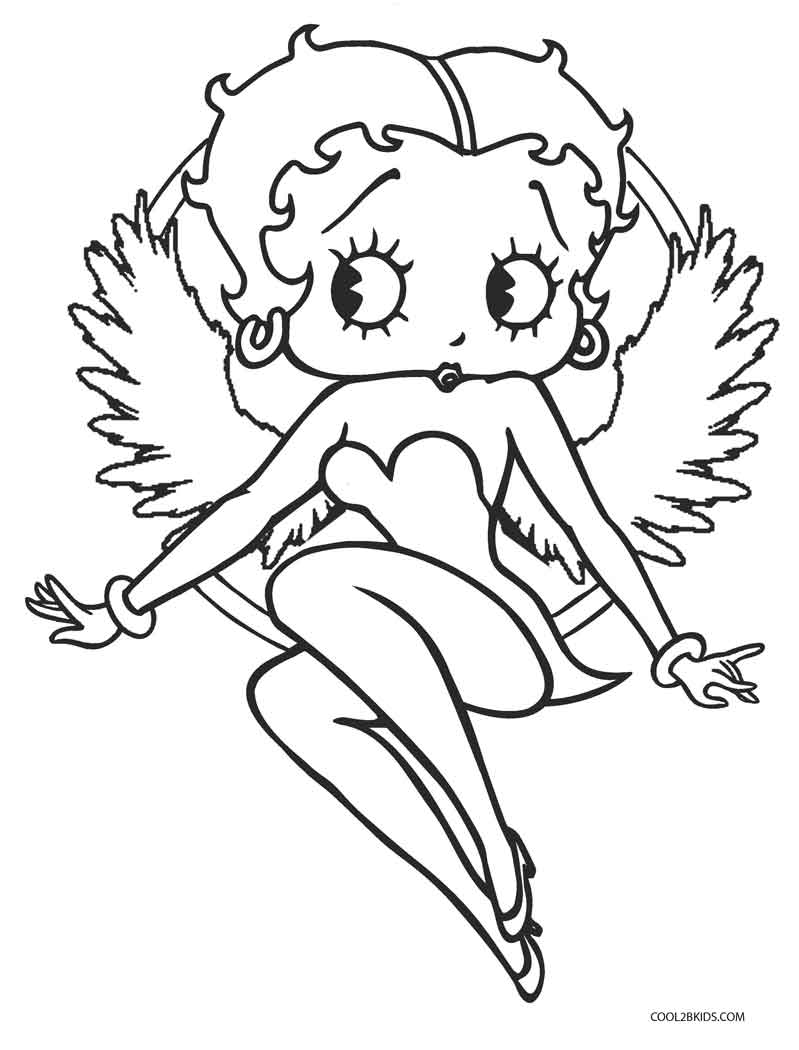 Bety Boop Coloring Pages 10