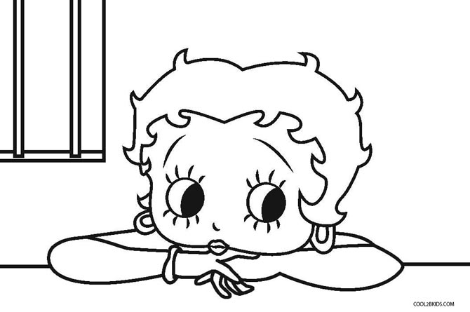 Free Printable Betty Boop Coloring Pages For Kids