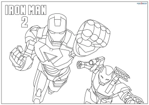 iron man 3 coloring page