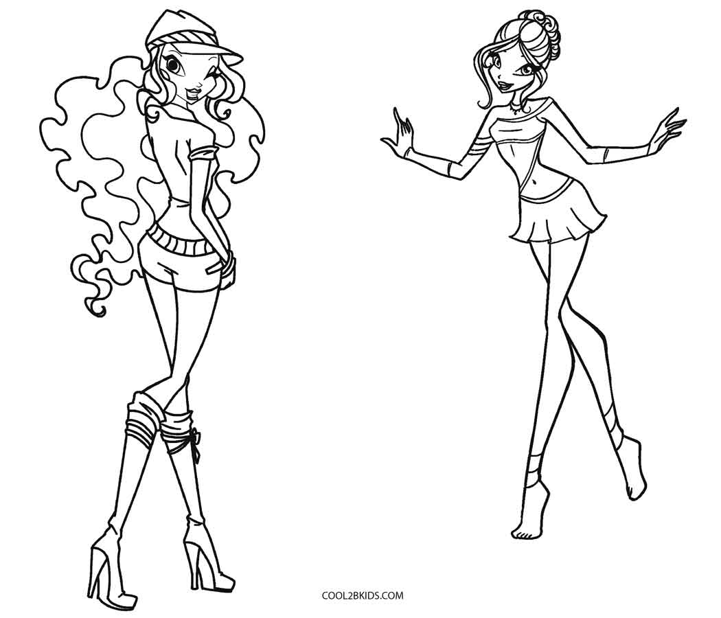 winx club musa sirenix coloring pages