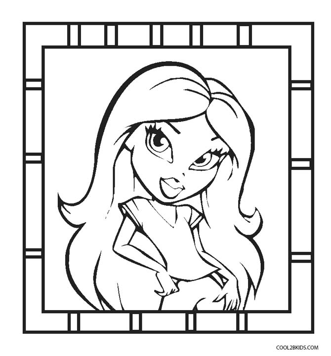 Download Free Printable Bratz Coloring Pages For Kids