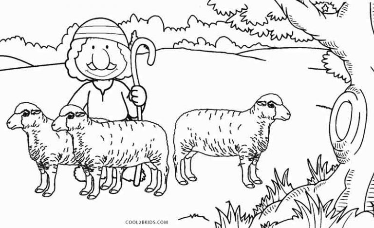 Free Printable Sheep Face Coloring Pages For Kids