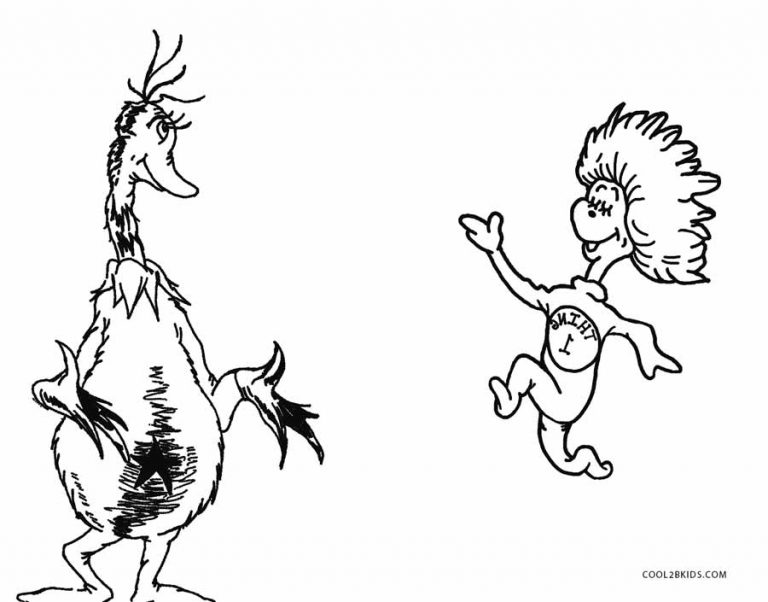 Free Printable Dr Seuss Coloring Pages For Kids