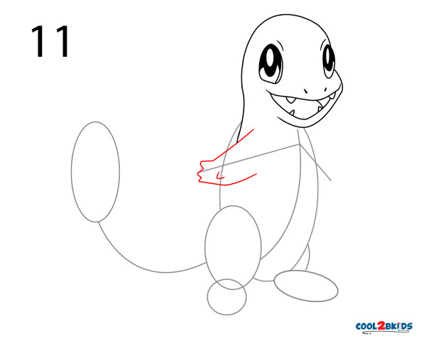 How to Draw Charmander (Step by Step Pictures)