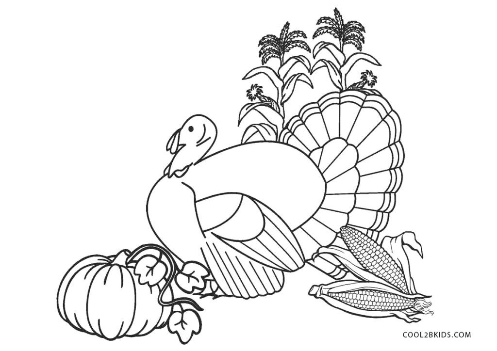 Free Printable Turkey Coloring Pages For Kids