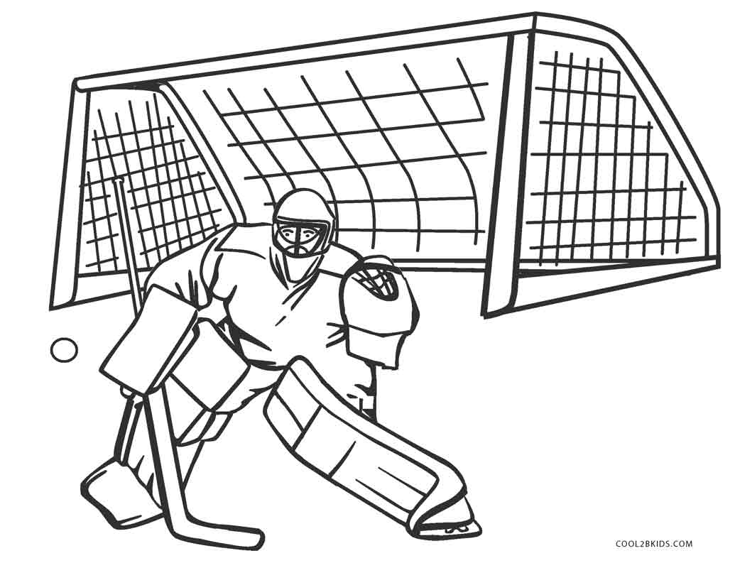 Free Printable Hockey Coloring Pages For Kids