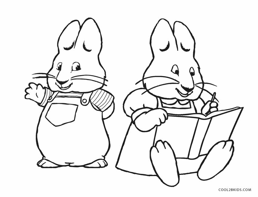 Free Printable Max and Ruby Coloring Pages For Kids | Cool2bKids