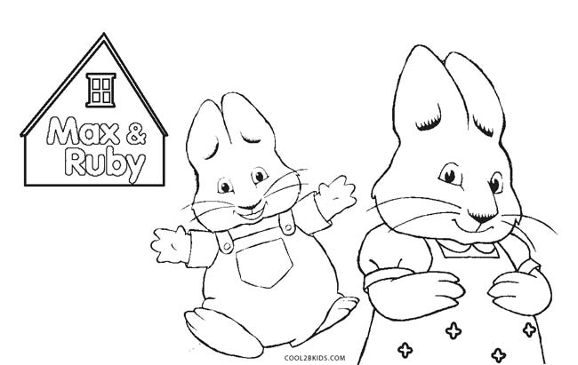 Free Printable Max And Ruby Coloring Pages For Kids