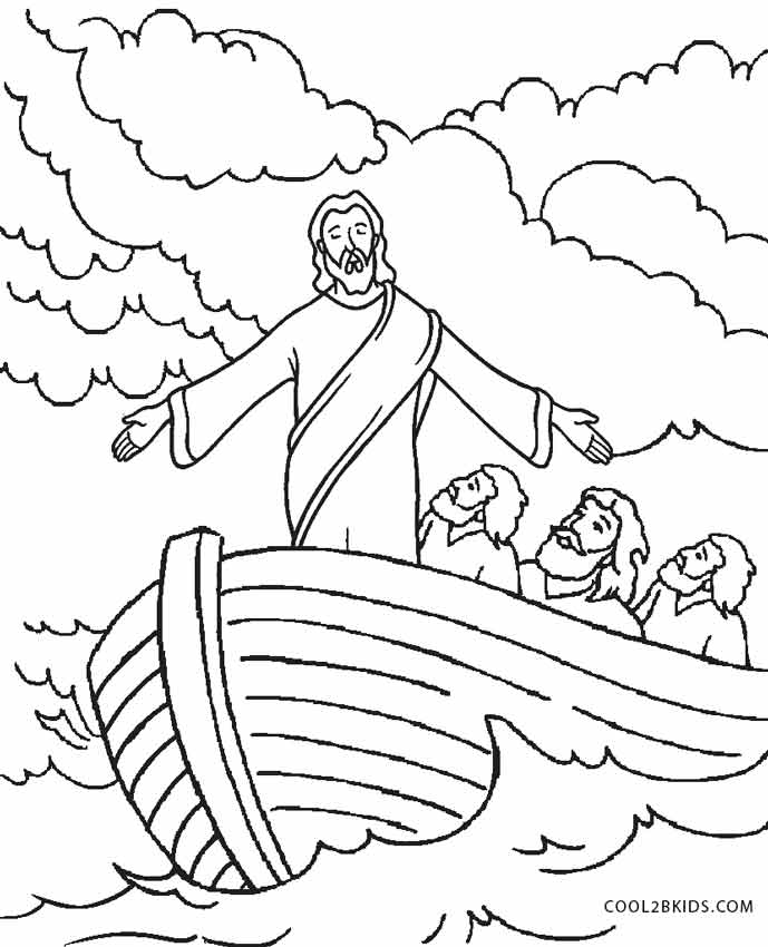 Coloring Pages Jesus Face