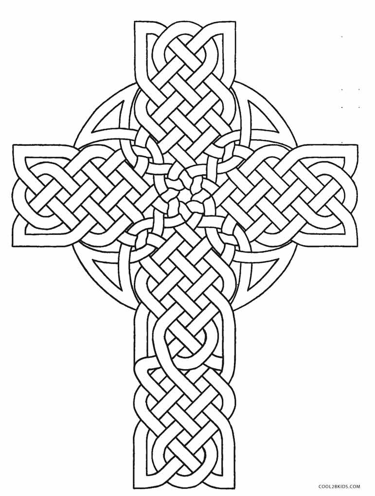 free printable cross coloring pages for kids