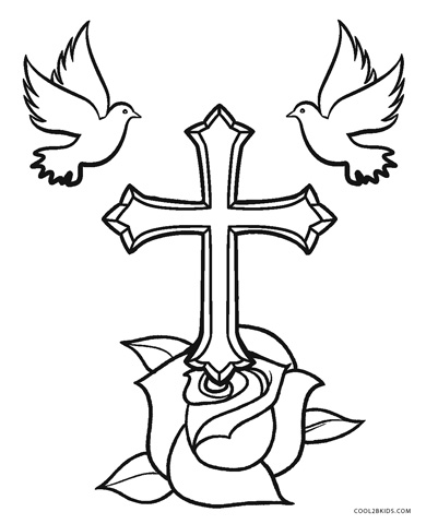 Free Printable Cross Coloring Pages For Kids