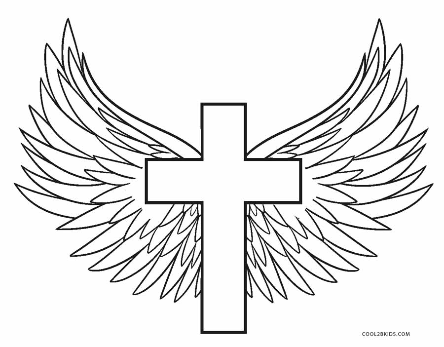 Free Printable Cross Coloring Pages For Kids