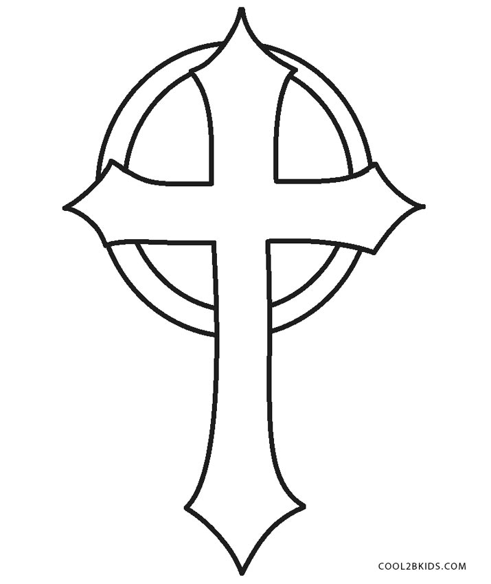 Free Printable Cross Coloring Pages For Kids