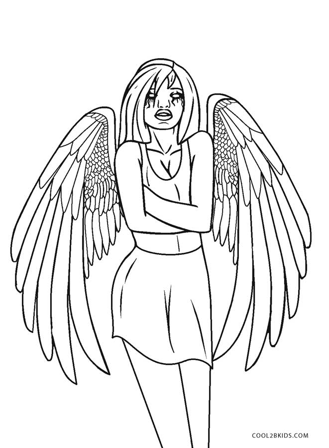 Free Printable Angel Coloring Pages For Kids