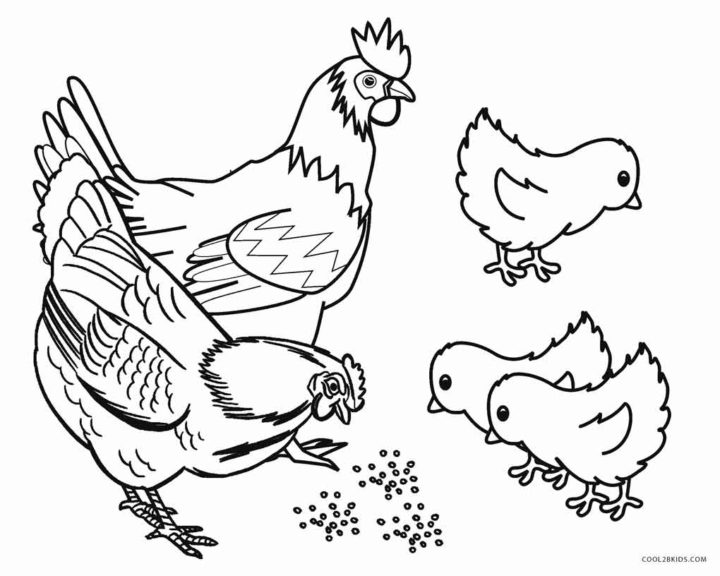 free coloring pages for kids farm animals