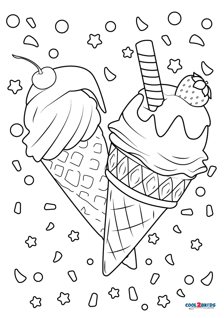 Free Printable Food Coloring Pages for Kids - Cool2bKids