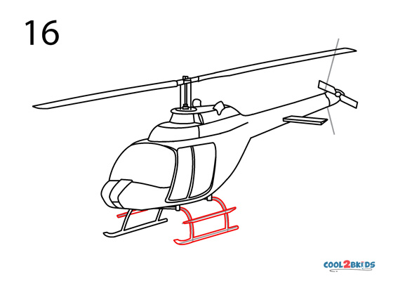 How to Draw a Helicopter (Step by Step Pictures)