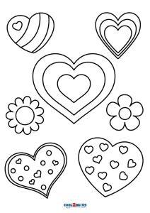 Free Printable Heart Coloring Pages For Kids