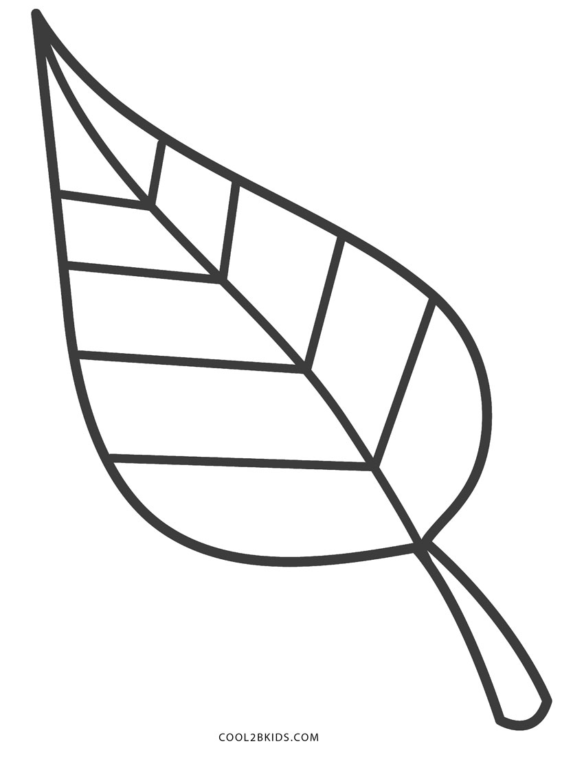 Free Printable Leaf Coloring Pages For Kids