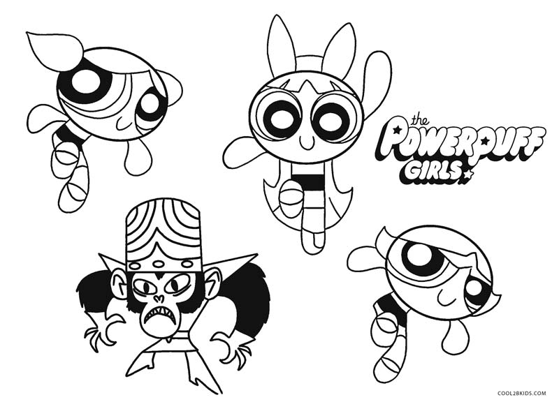 Download Free Printable Powerpuff Girls Coloring Pages