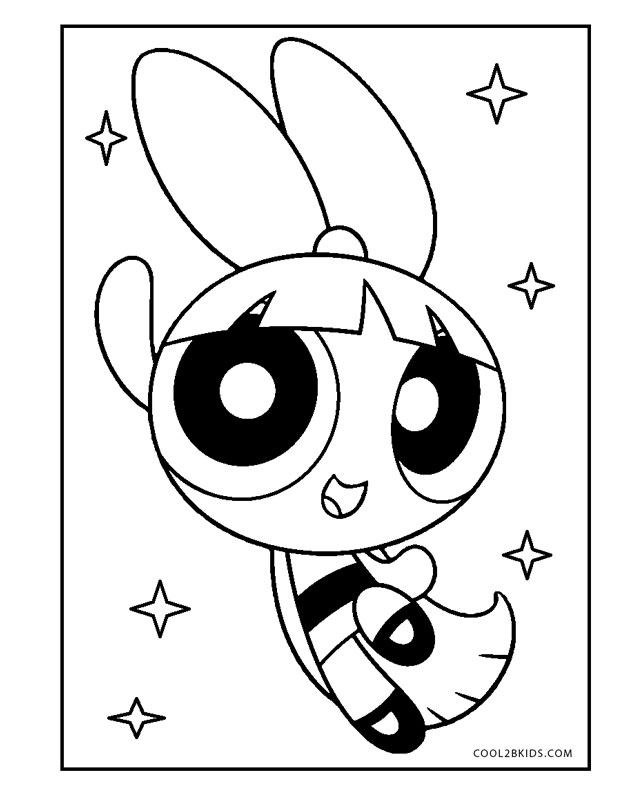 Free Printable Powerpuff Girls Coloring Pages Free Printable Powerpuff Girls Coloring Pages
