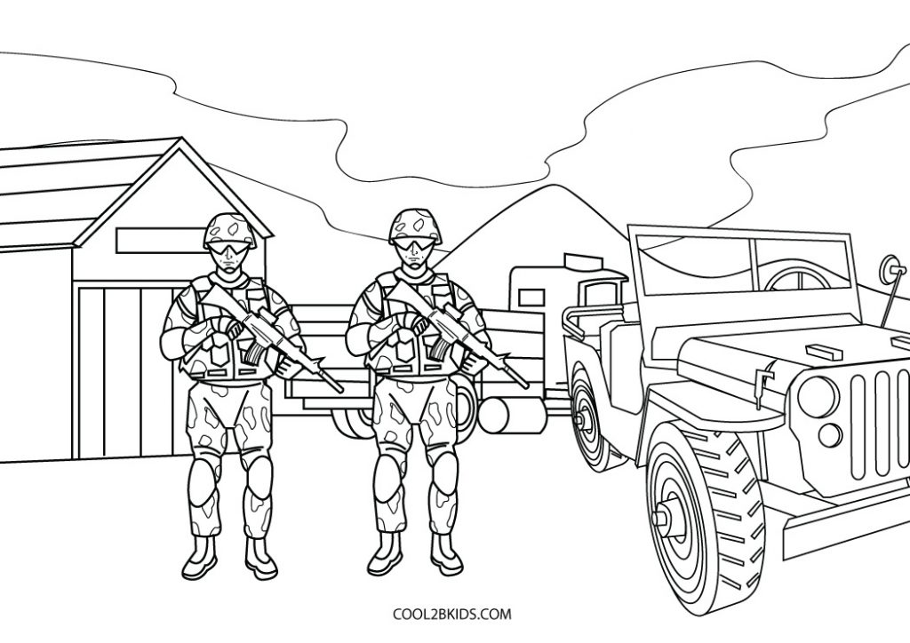 police weapons coloring pages