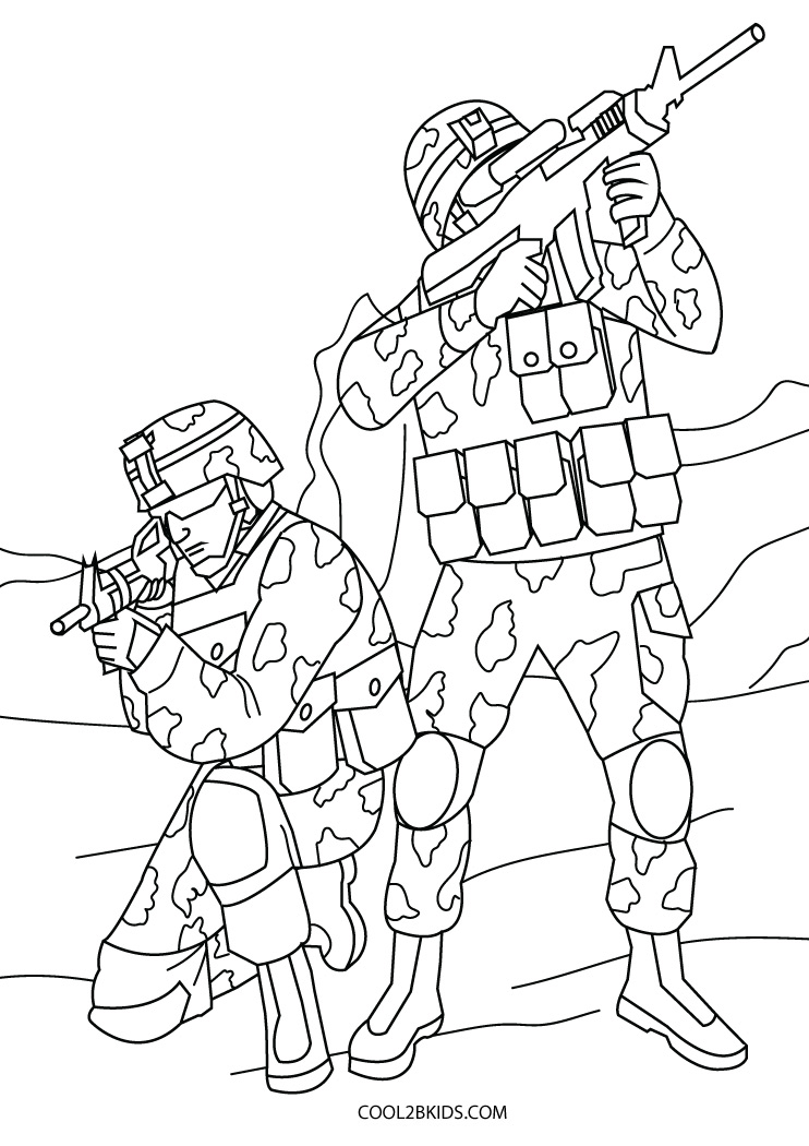 Free Printable Army Coloring Pages For Kids