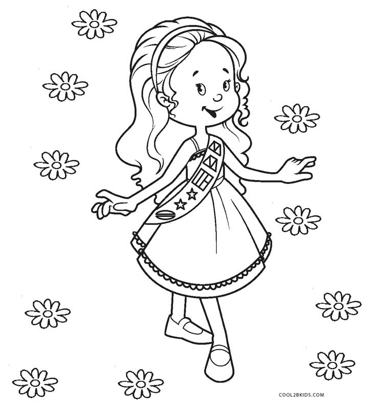 Free Printable Girl Scout Coloring Pages For Kids Free Printable Girl Scout Coloring Pages For Kids