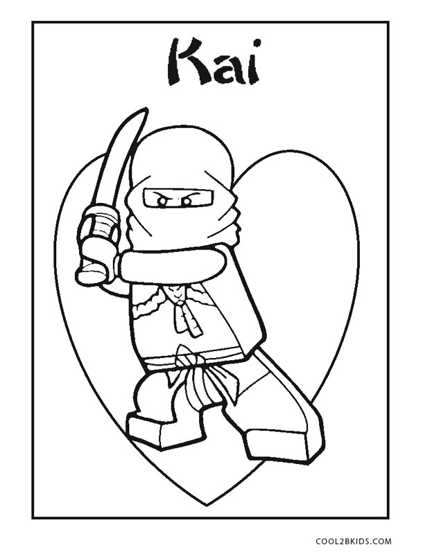 free printable ninjago coloring pages for kids