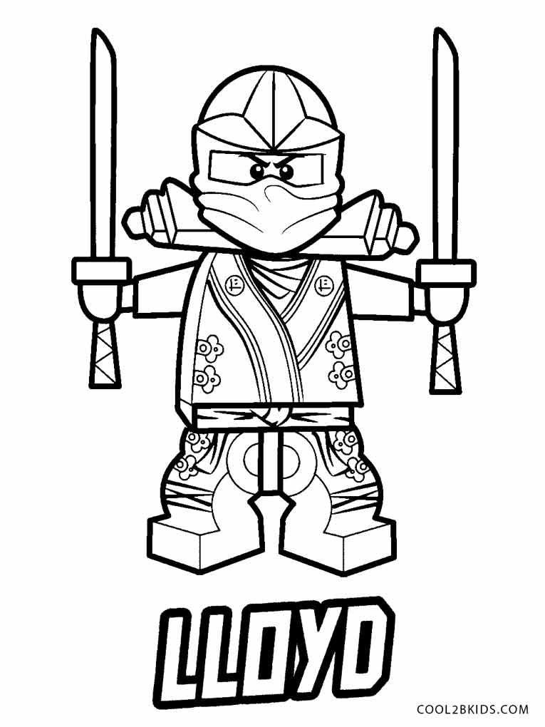 free printable ninjago coloring pages for kids