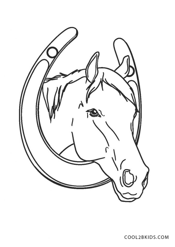 free printable horse coloring pages for kids