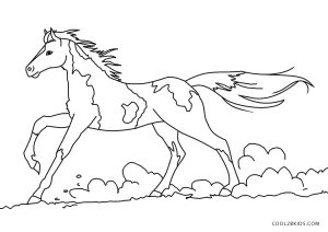 free printable horse coloring pages for kids