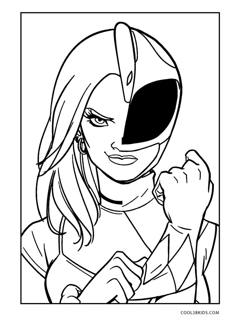 Download Free Printable Power Ranger Coloring Pages For Kids