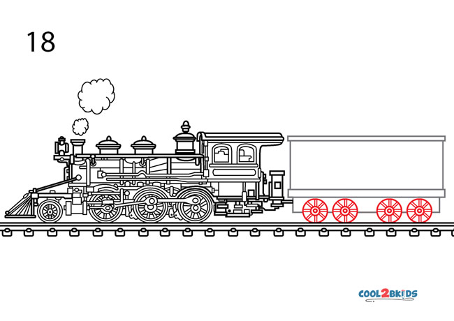 How to Draw a Train (Step by Step Pictures)