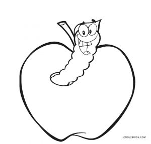 Free Printable Apple Coloring Pages For Kids | Cool2bKids