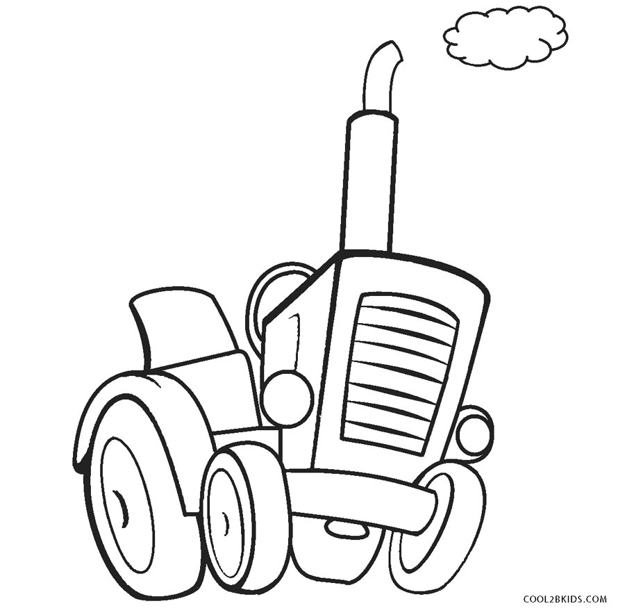 Free Printable Tractor Coloring Pages For Kids