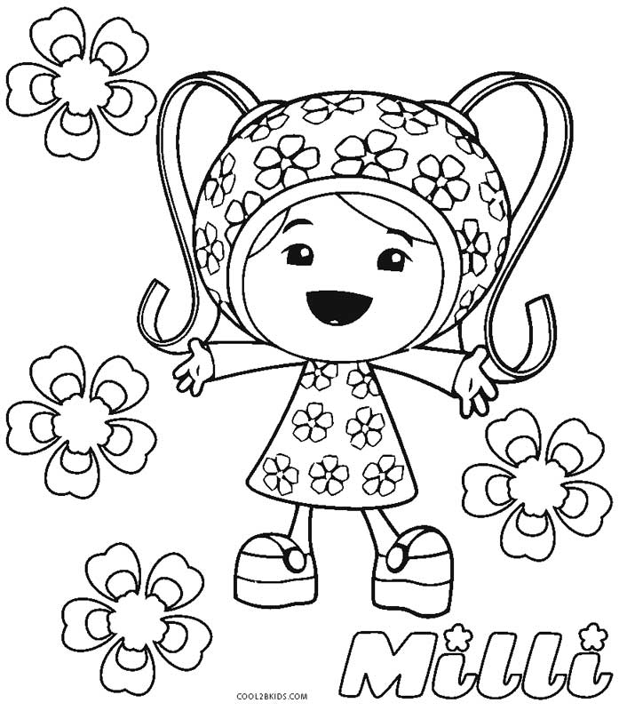 Team Umizoomi Geo Coloring Pages