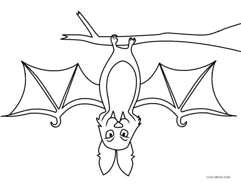 Free Printable Bat Coloring Pages For Kids