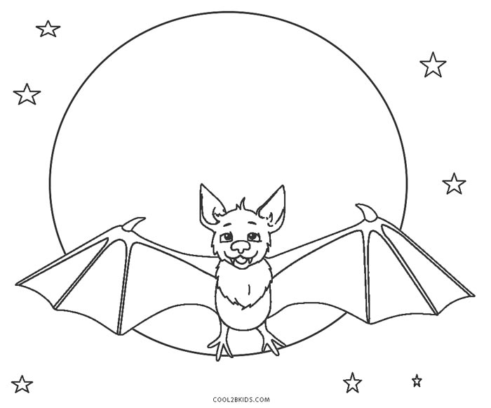 Free Printable Bat Coloring Pages For Kids