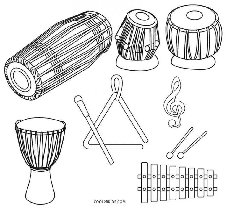 Free Printable Music Coloring Pages For Kids