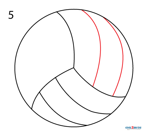 How to Draw a Volleyball (Step by Step Pictures)