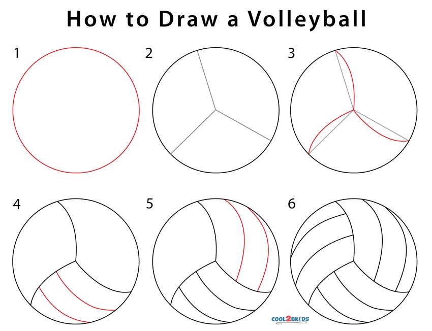 Volleyball Drawing On Ruled Paper High-Res Vector Graphic - Getty Images