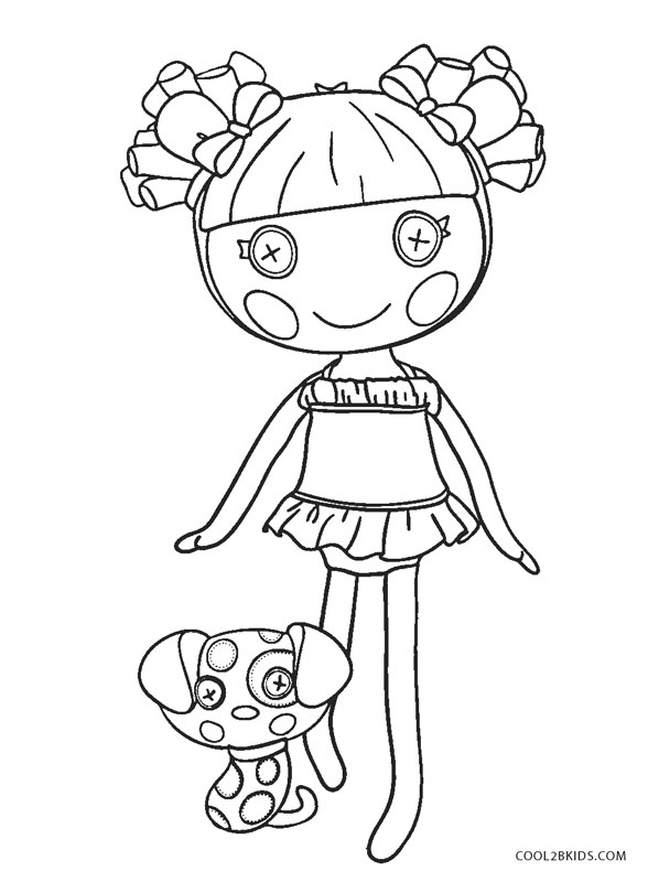 Lalaloopsy Scraps Coloring Pages Coloring Pages