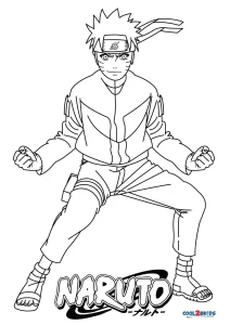 Coloring page - Naruto Uzumaki