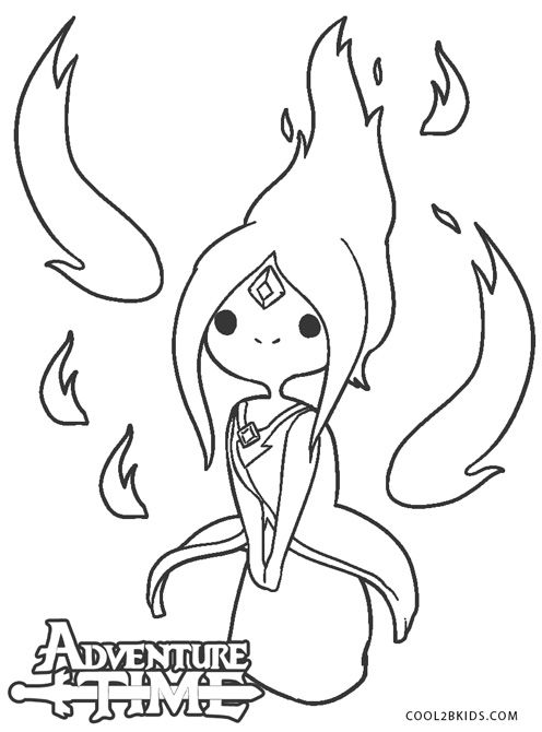 adventure time coloring pages ice king