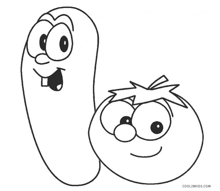 Free Printable Veggie Tales Coloring Pages For Kids