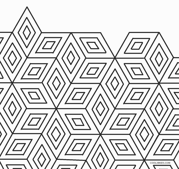 Free Printable Geometric Coloring Pages for Kids