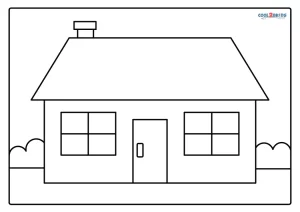 Free Printable House Coloring Pages for Kids