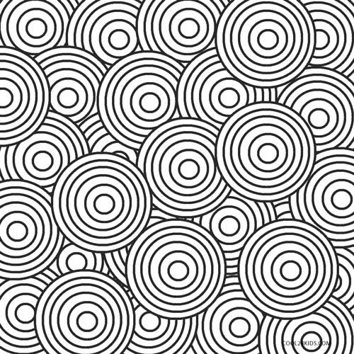Cool Geometric Coloring Pages