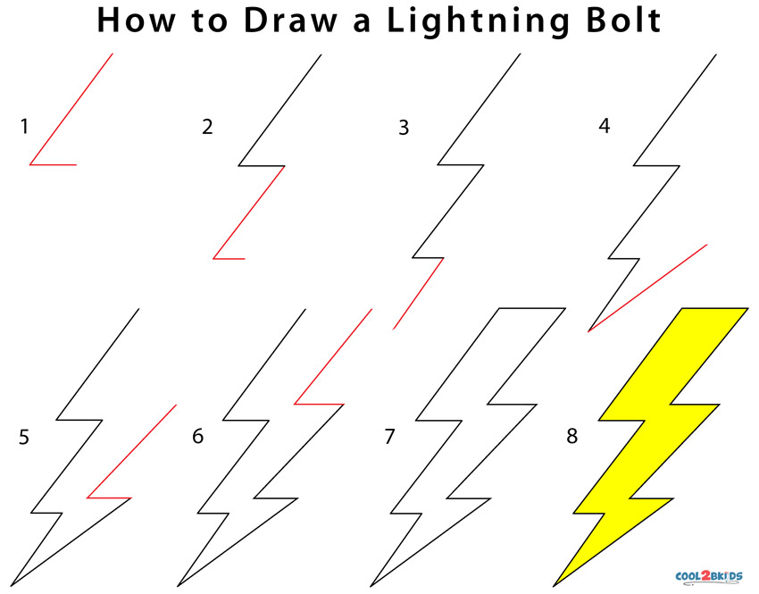 Featured image of post Lighting Bolt Drawing We decided to make this instruction very simple and cartoony